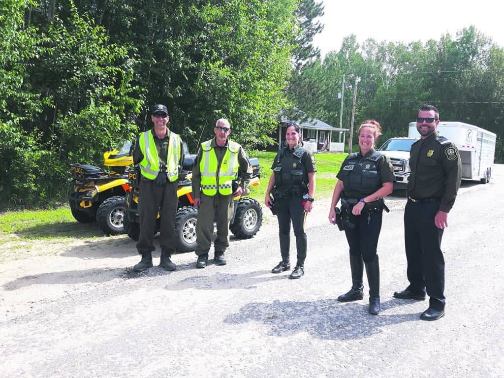 La Sûreté du Québec fait de la sensibilisation dans les campings