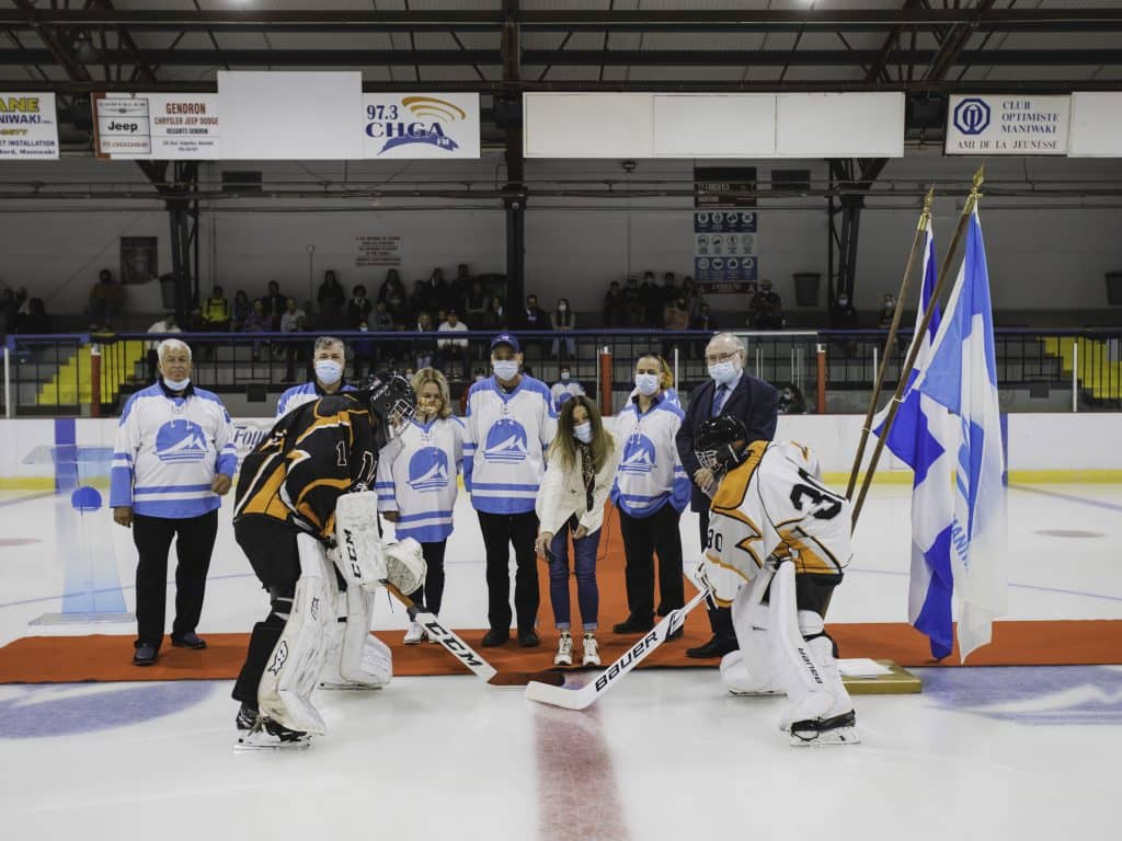 Inauguration du Centre sportif Gino Odjick