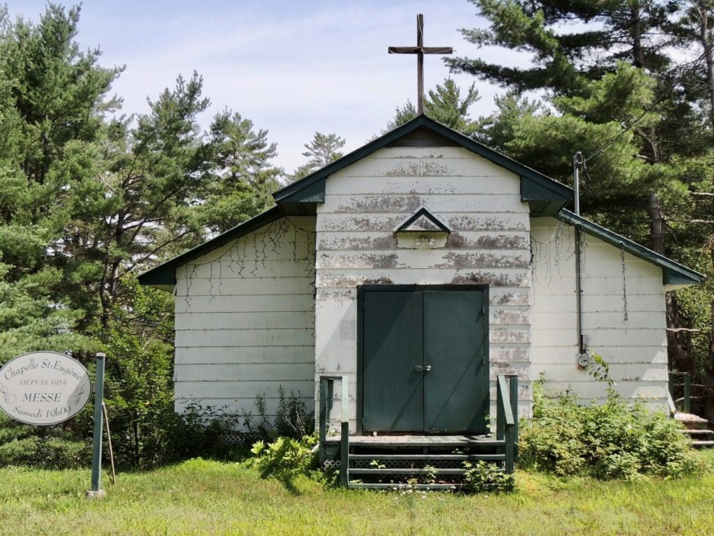 La petite chapelle au Lac des îles sera démolie