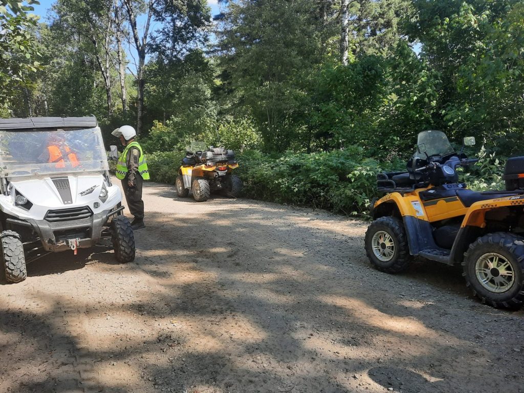 Sûreté du Québec : opération IMPACT VTT dans la région