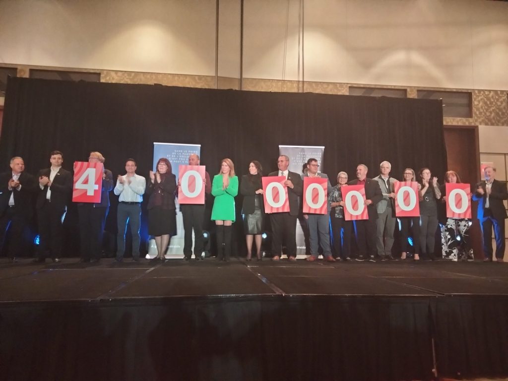Centraide Outaouais: Un objectif de 4 millions de dollars pour la campagne 2022