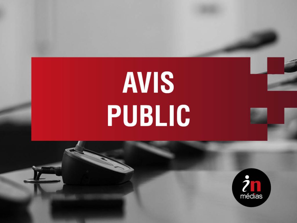 AVIS PUBLIC